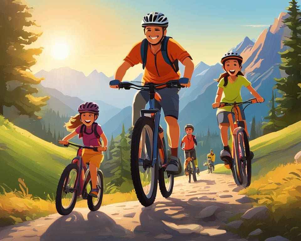 Mountainbiken met kinderen