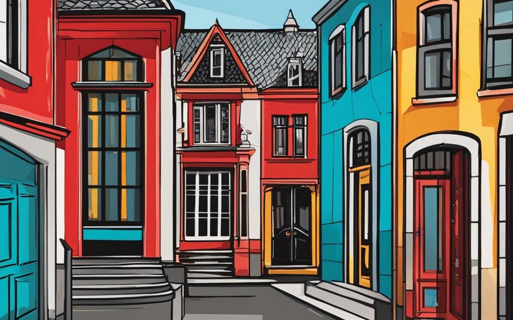 Welke wijken in België staan bekend om hun bloeiende kunstenaarsgemeenschappen