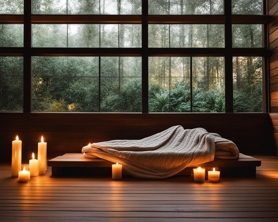 sauna deken ontspanning