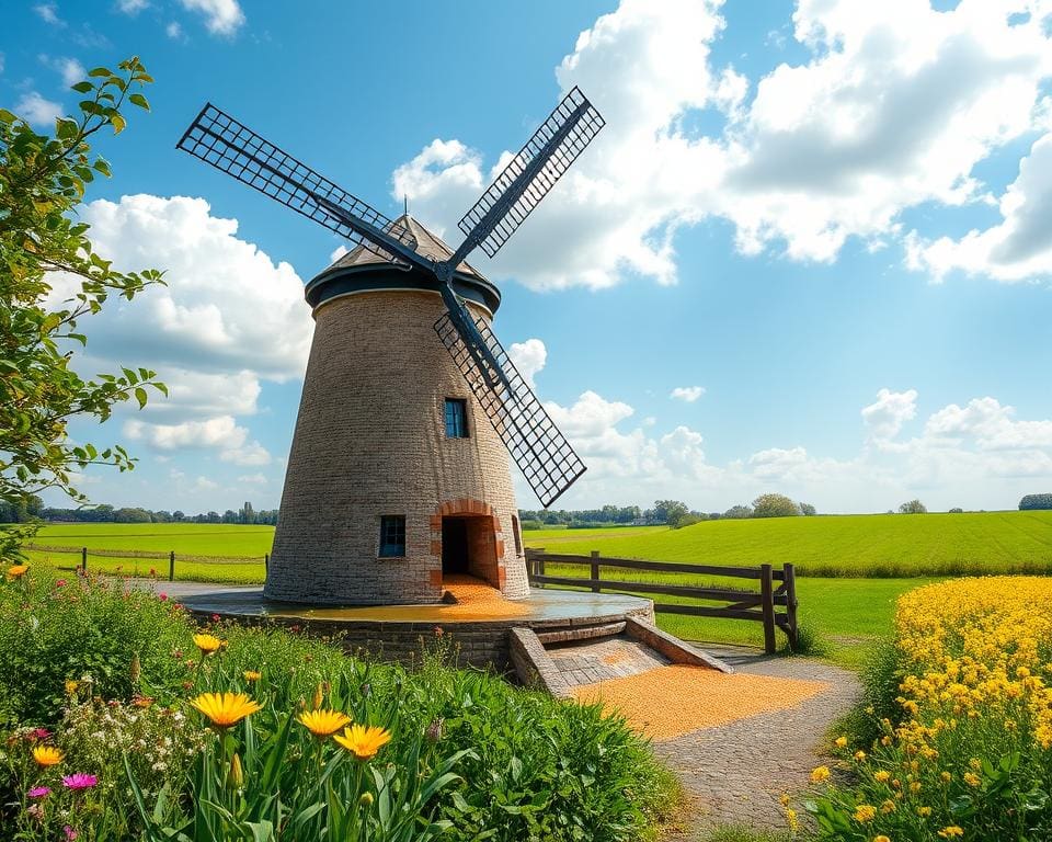 Bezoek een historische molen in werking