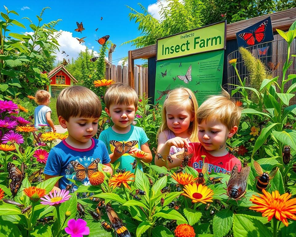 Bezoek een insectenboerderij met kinderen