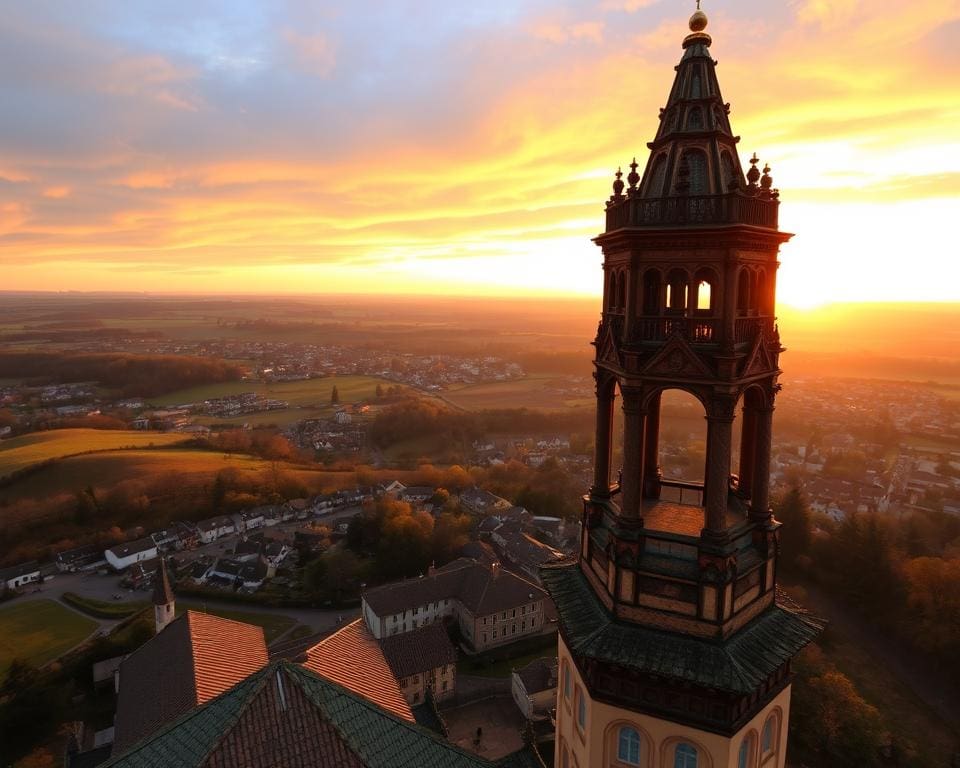 Bezoek een kerktoren voor panoramisch uitzicht