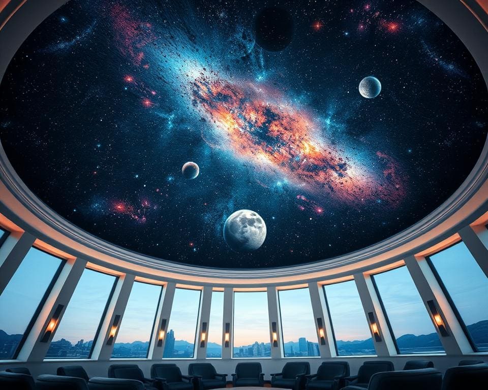 Bezoek een planetarium voor een kosmische reis