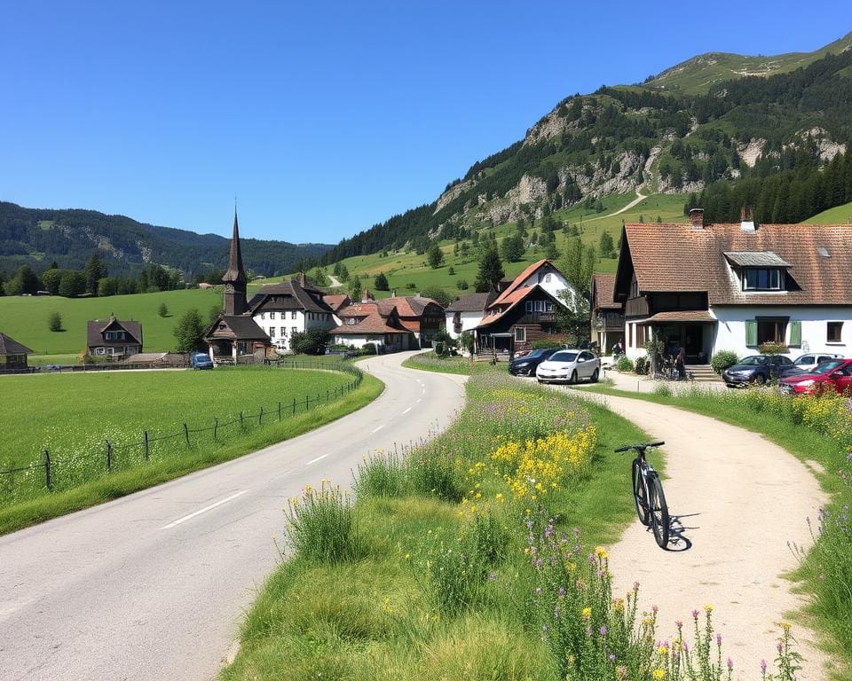 Fietsroutes langs pittoreske dorpjes