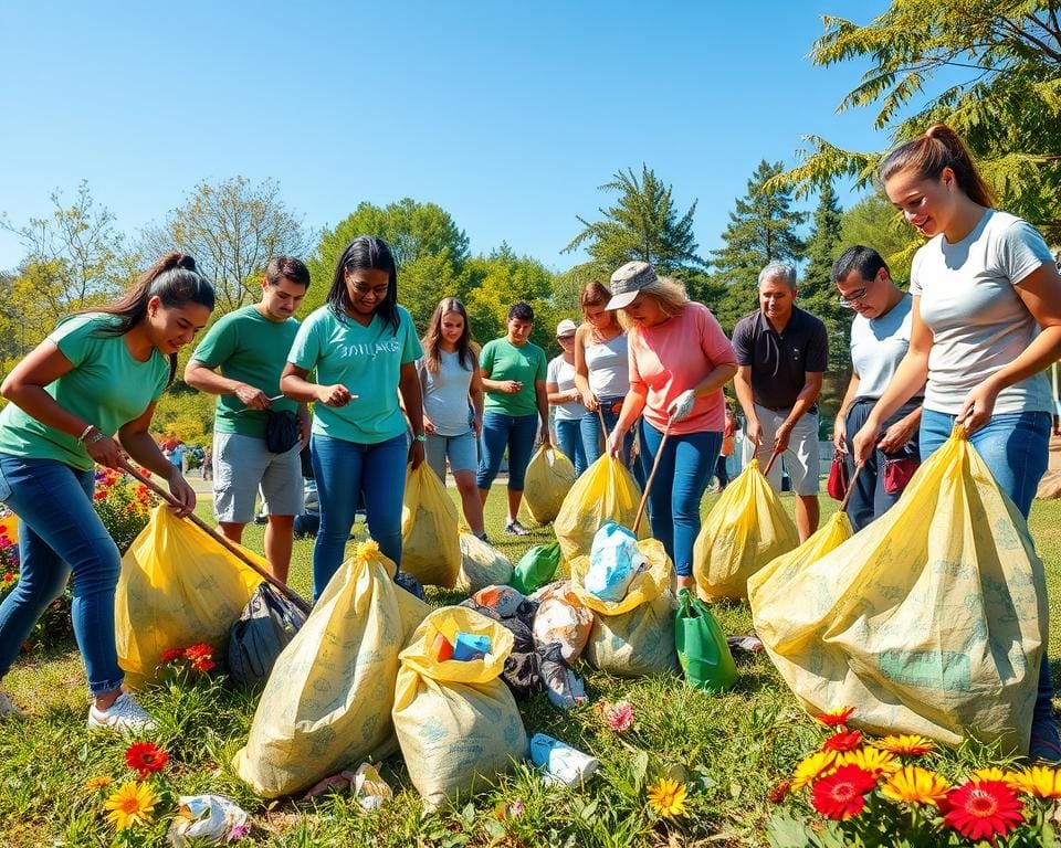 Neem deel aan een community schoonmaakactie