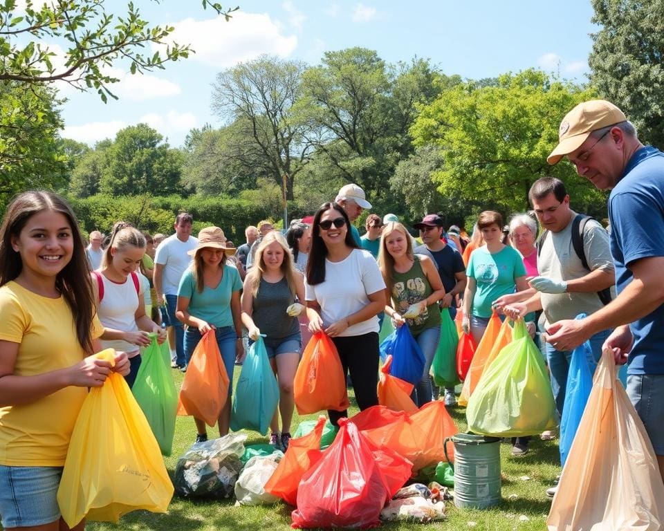 Neem deel aan een community schoonmaakactie