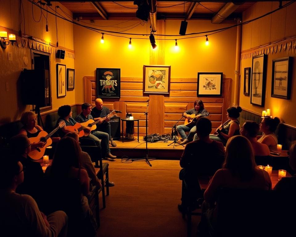 Neem deel aan een open mic muziekavond