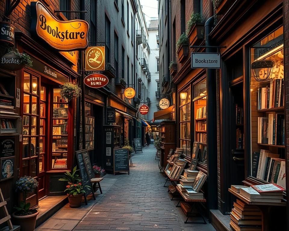 Ontdek verborgen boekenwinkels in de stad