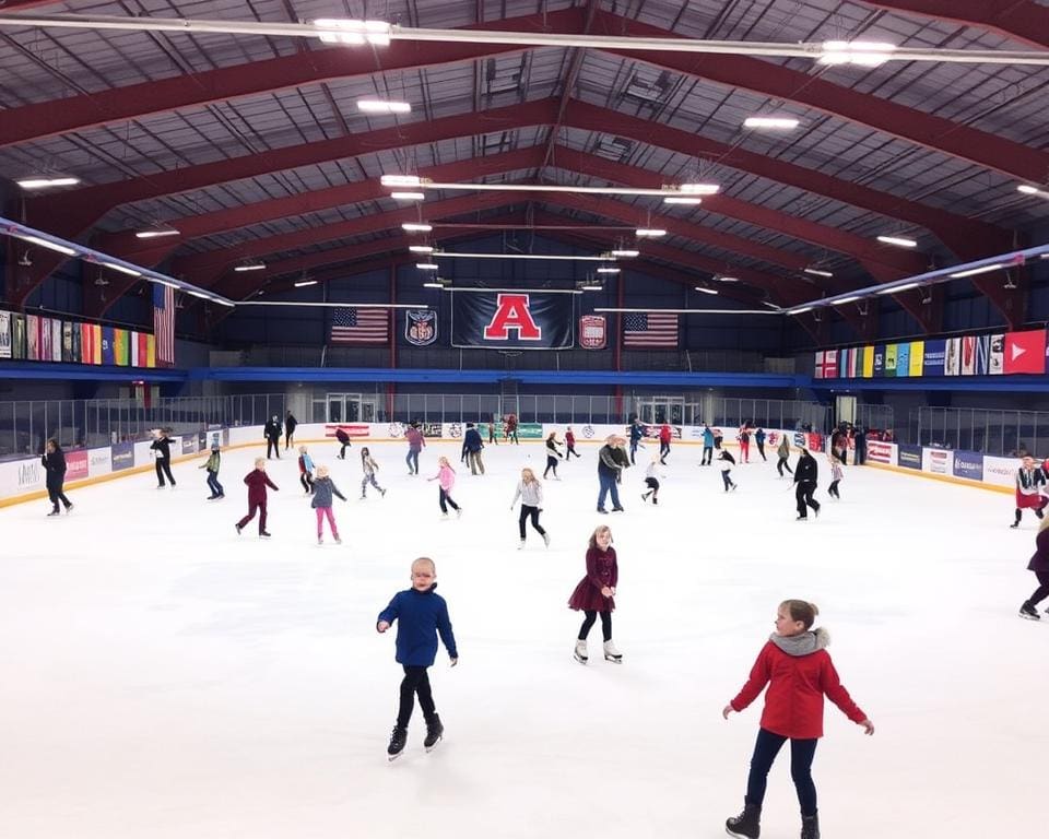 Probeer schaatsen op een indoor ijsbaan