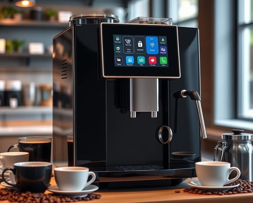 Touchscreen koffiemachines voor barista koffie