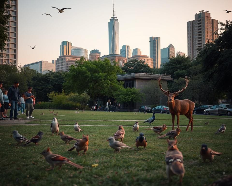 Wildlife kijken in de stad