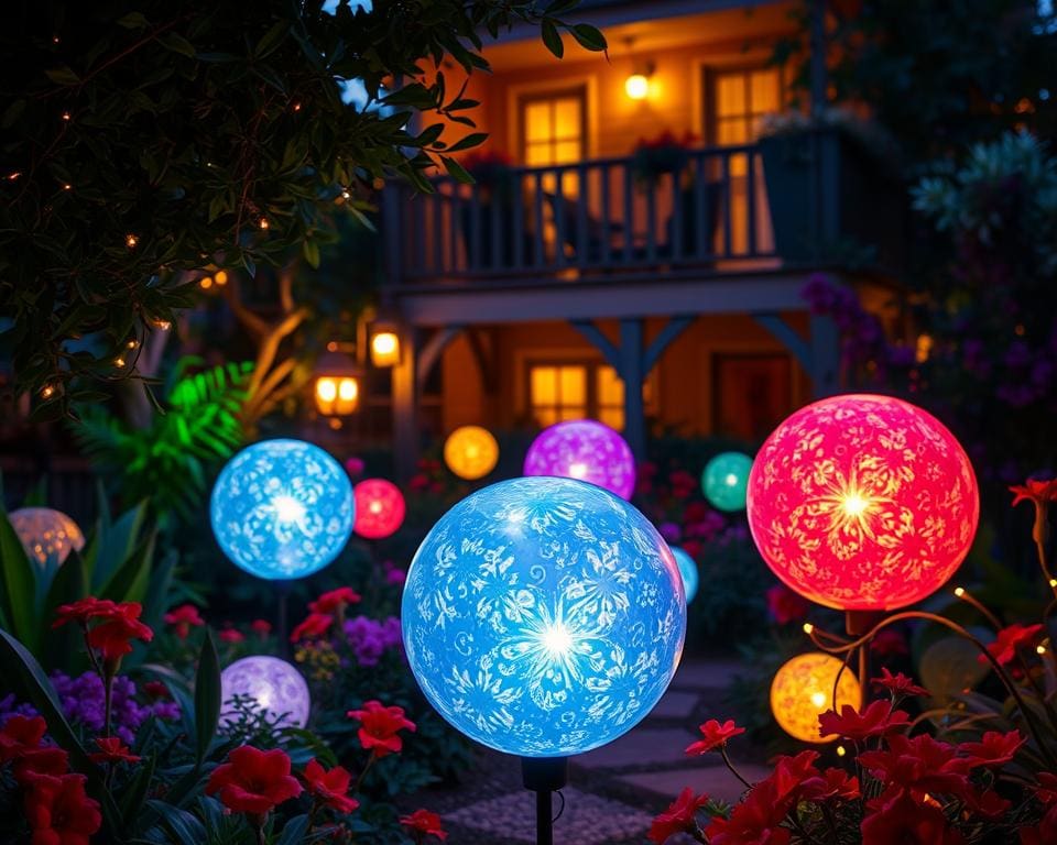 decoratieve lichtbollen voor tuin en balkon