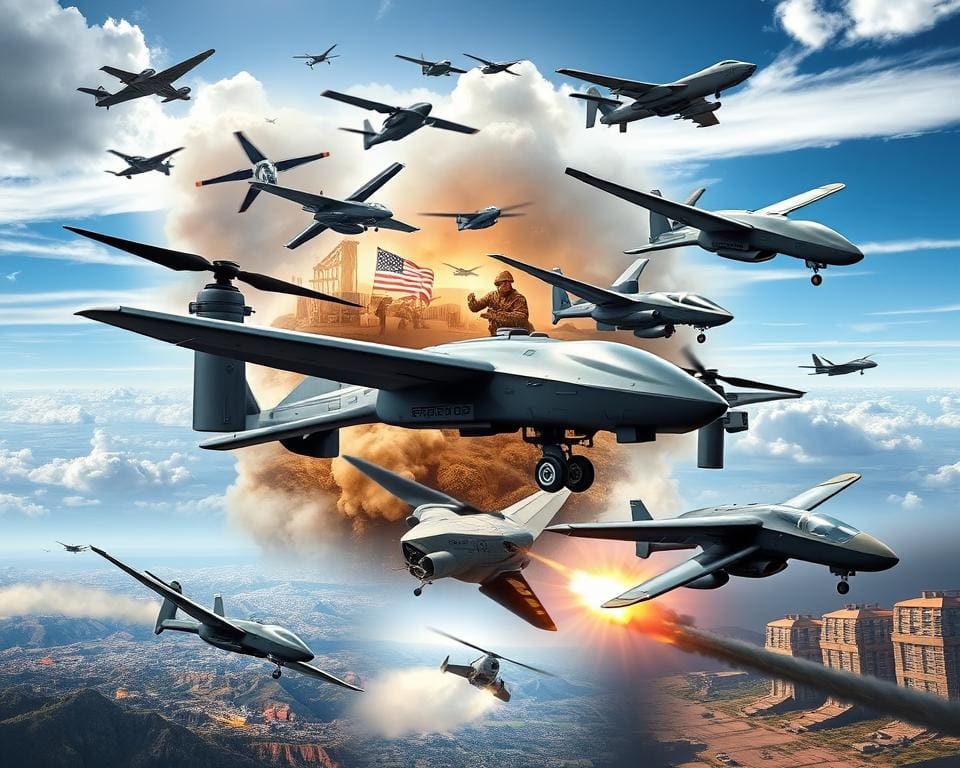 evolutie van militaire drones