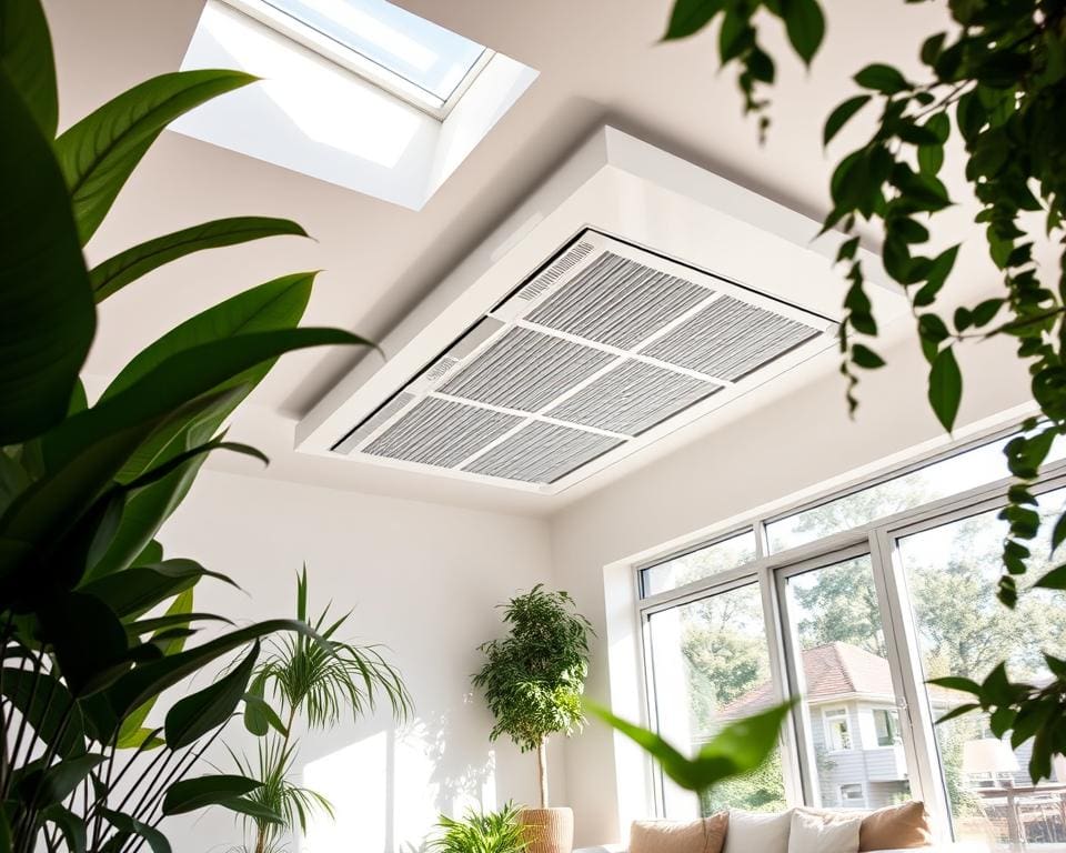 slimme ventilatie en lucht zuiveren