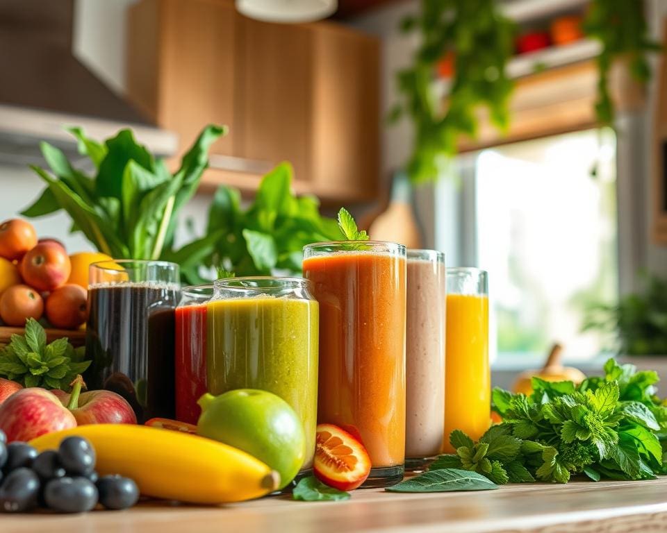 vitaliteit verhogen met smoothies