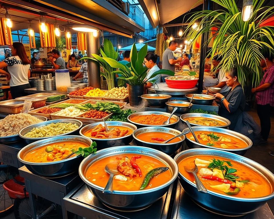 Eetgewoontes in Thailand: pittige curry's en street food ontdekken