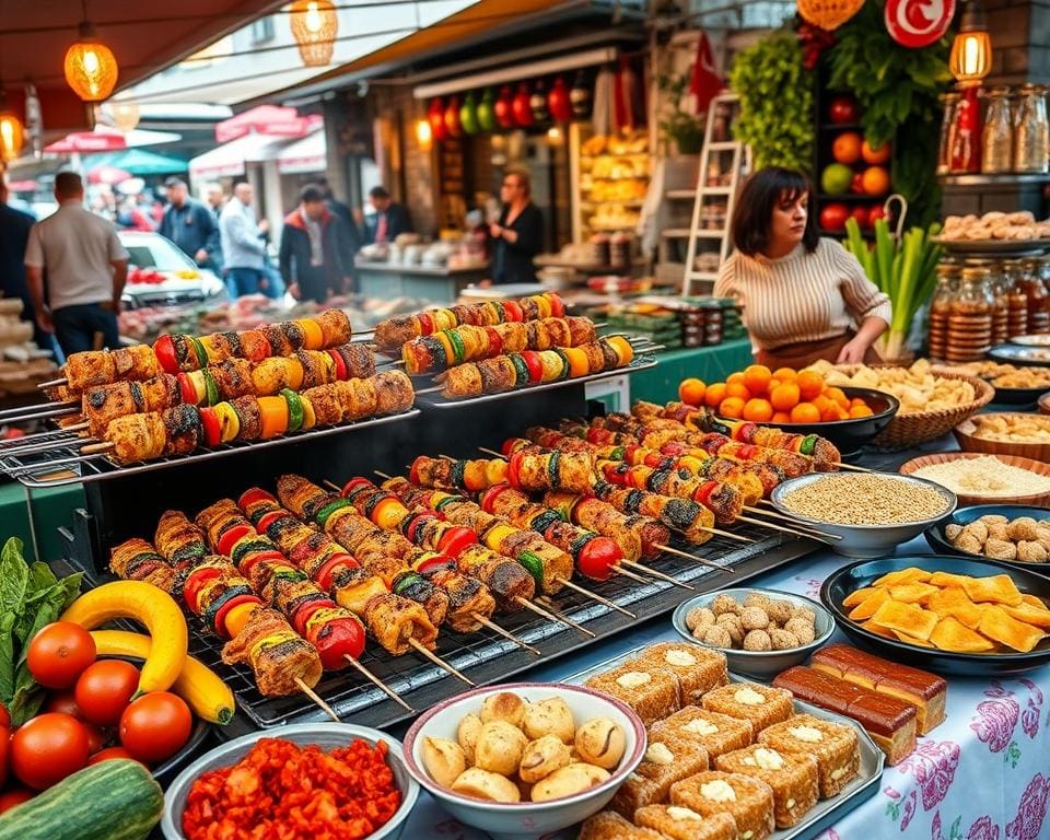 Eetgewoontes in Turkije - Turkse kebabs en zoetigheden