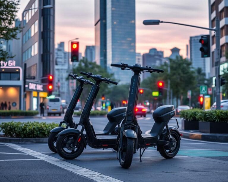 Elektrische scooters met geofencing-functie