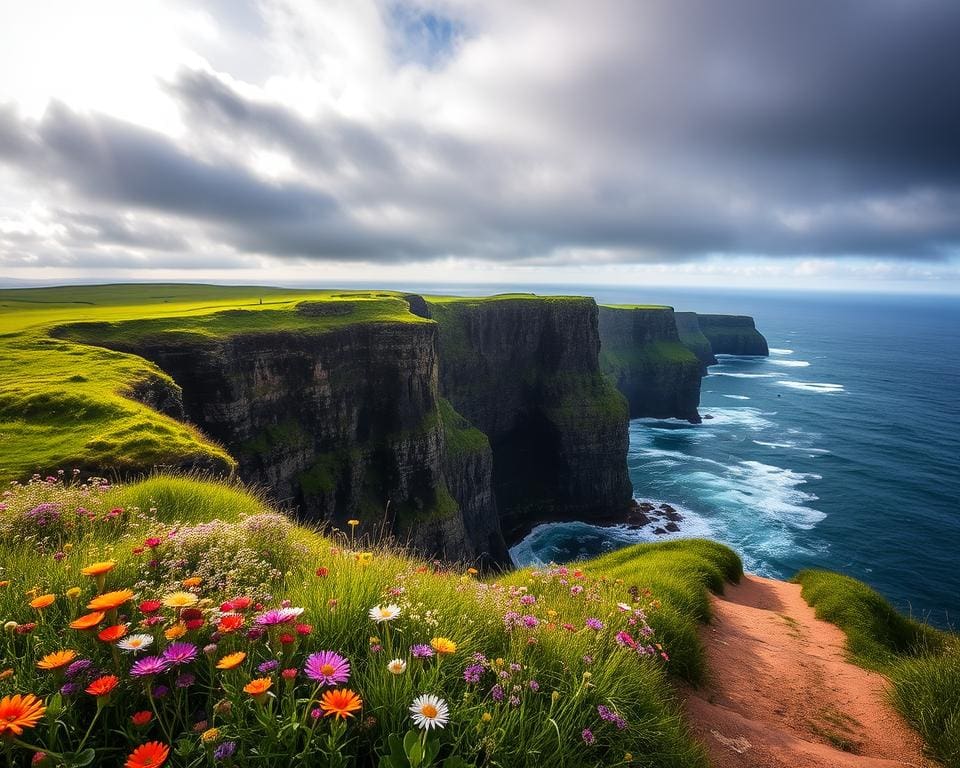 Natuurwandelingen langs de kliffen van Moher, Ierland