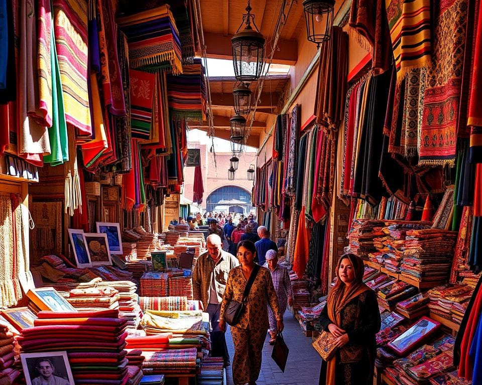 kleurrijke markt Marrakech