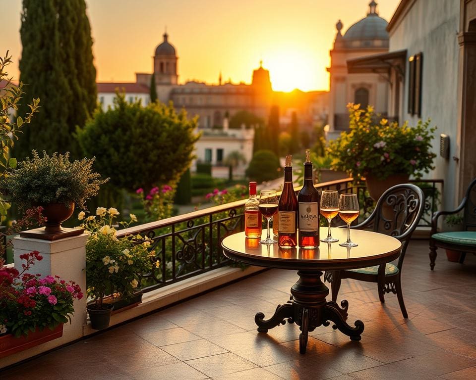 sherry drinken in Andalusië